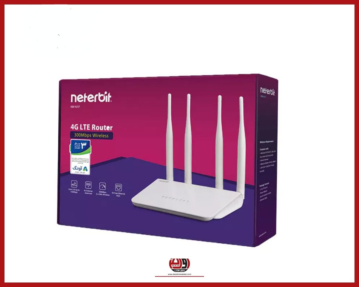 مودم سیمکارتی NW-431F نتربیت 7 قیمت روتر NW-431F نتربیت