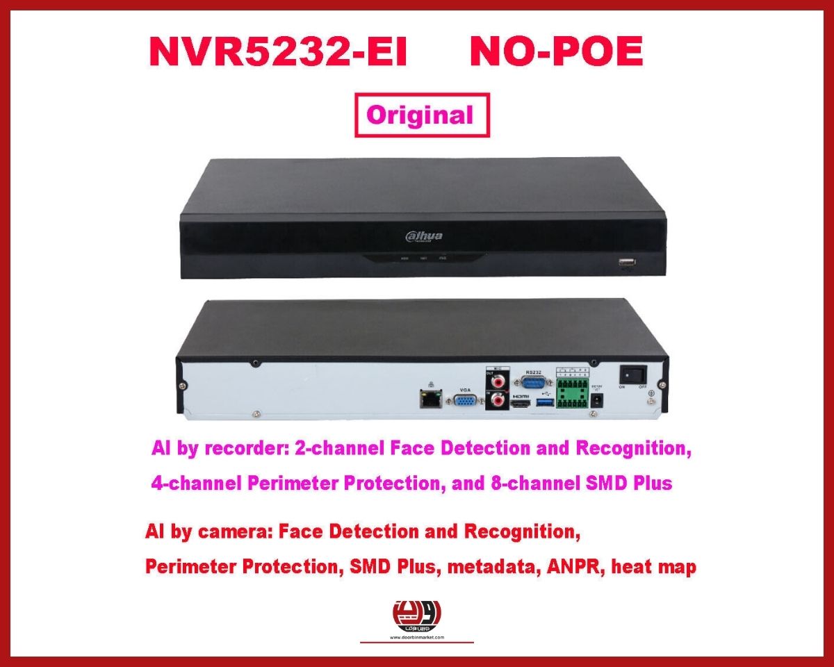 دستگاه ان وی آر مدل DH-NVR5232-EI داهوا