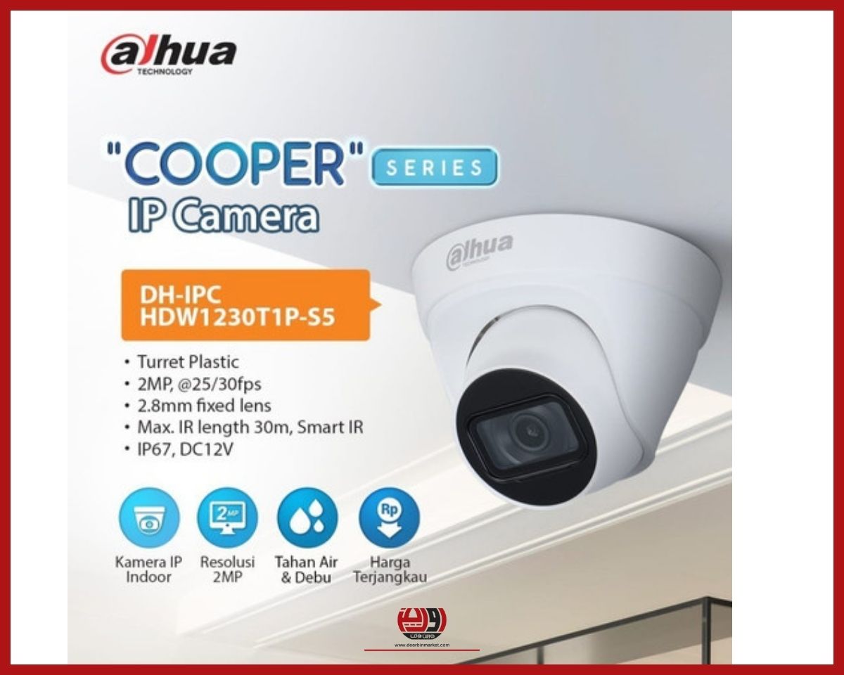 دوربین HDW1230T1P-S5داهوا 2 دوربین مدل dahua DH-IPC-HDW1230T1P-S5