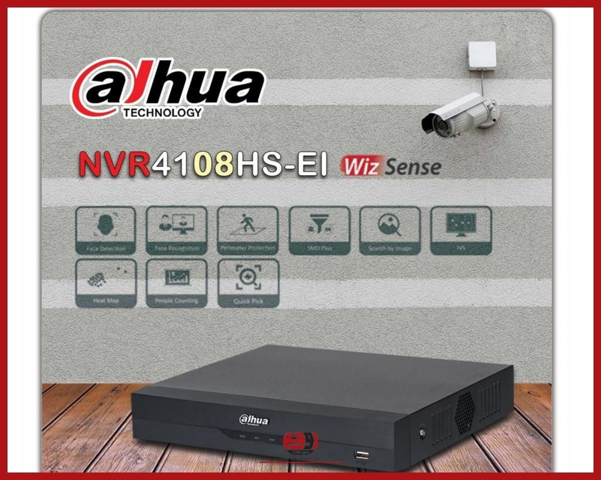 دستگاه ان وی آر ضبط مدل DH-NVR4108HS-EI داهوا